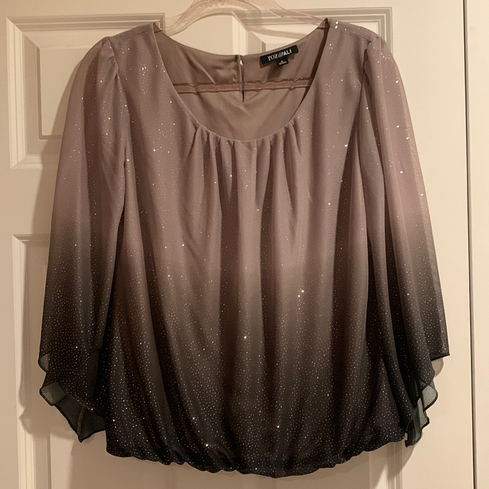 NEW -- Festive Evening Top by Roz & Ali -- Size Small